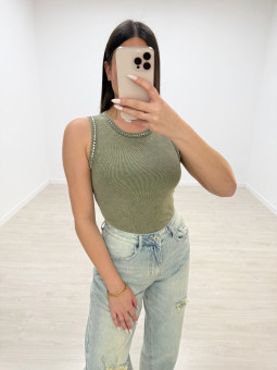 TOP LAVADO TACHAS VERDE